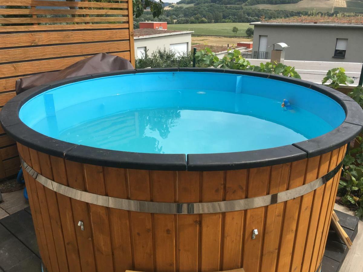 Romantische Ferienwohnung Mit Fantastischem Ausblick, Pool Und Gartensauna Jena Buitenkant foto